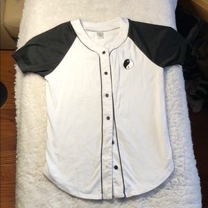 Ying & Yang Baseball Tee